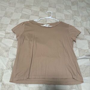 H&M Tan Short Sleeve Women's Tee